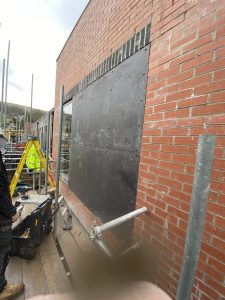 construction site and ladder